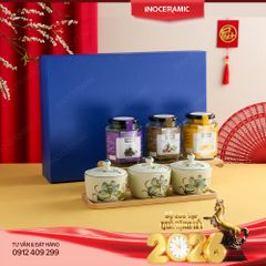 Giftset hũ mứt Xuân An Nhiên – Hộp quà tặng Tết ý nghĩa cho Công đoàn