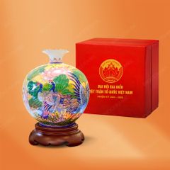 Quả hút lộc sen hạc bình an quà tặng Đại hội Mặt Trận Tổ Quốc