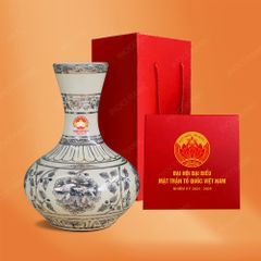 Tỏi dẹt vẽ vàng H30 in logo Mặt Trận Tổ Quốc Việt Nam