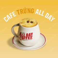 Cốc cà phê trứng quai tim hiện đại men màu in logo