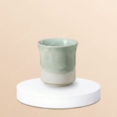Ly sứ trụ loe không quai men hỏa biến