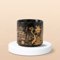 Ly sứ Bát Tràng - In hình địa danh 