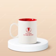 Ly sứ Bát Tràng - In logo phòng khám nha khoa Đại Nam Sài Gòn