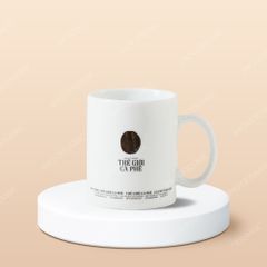 Ly sứ Bát Tràng - In hình và logo Bảo tàng Thế giới Cà phê