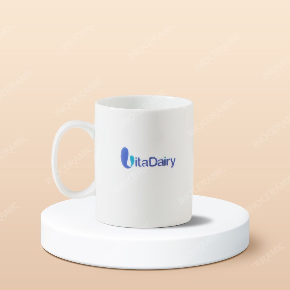 Ly sứ Bát Tràng - In logo Công ty Cổ phần Sữa VitaDairy Việt Nam