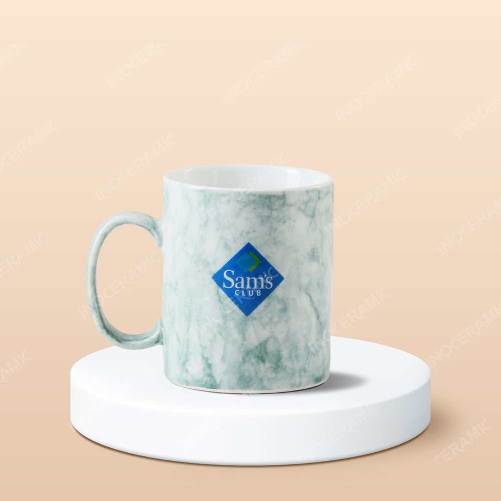 Ly sứ Bát Tràng - In logo chuỗi siêu thị chuyên nhà kho chuyên bán lẻ Sam's Club