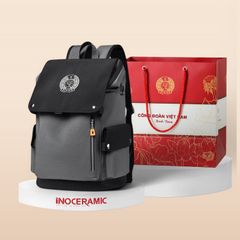 Quà tặng Công đoàn - Cung cấp balo thời trang nam cao cấp in logo