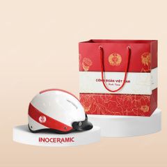 Quà tặng Công đoàn - Mũ bảo hiểm in logo doanh nghiệp