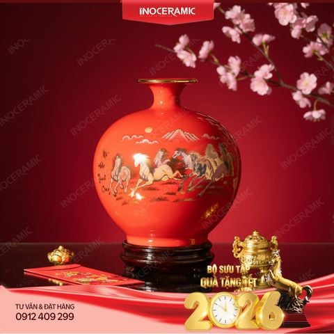 Quả hút lộc Mã Đáo Thành Công làm quà tặng Tết phong thuỷ cho doanh nghiệp