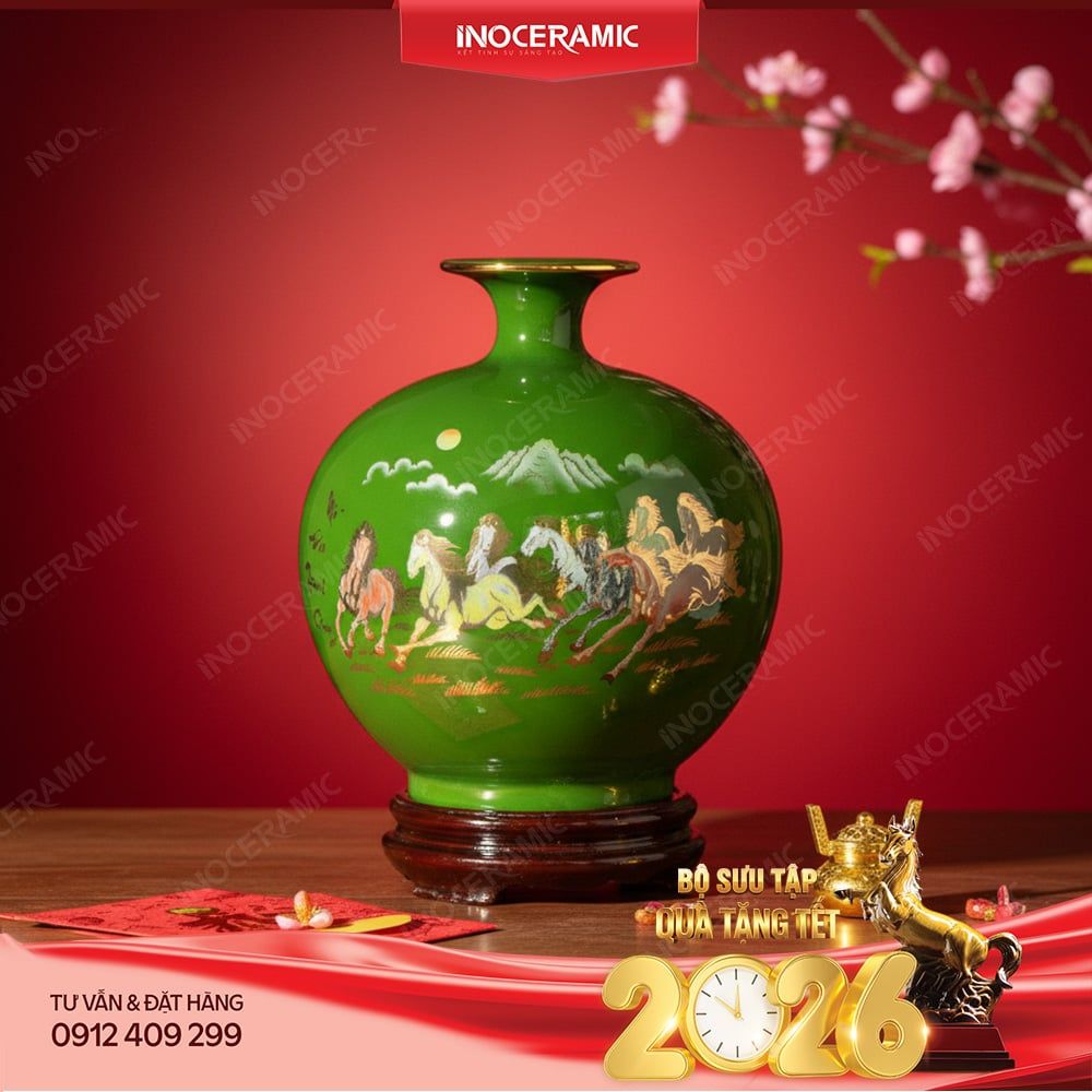 Quả hút lộc Mã Đáo Thành Công làm quà tặng Tết phong thuỷ cho doanh nghiệp