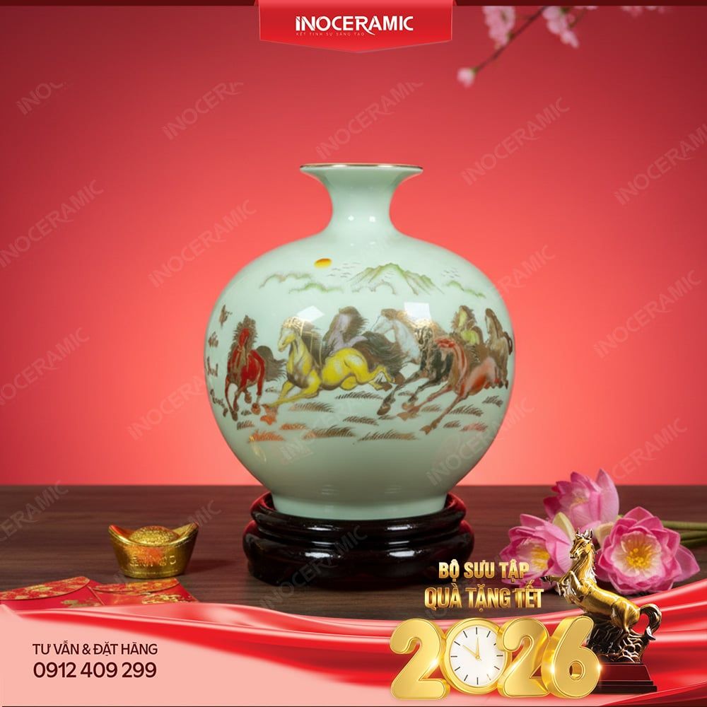 Quả hút lộc Mã Đáo Thành Công làm quà tặng Tết phong thuỷ cho doanh nghiệp