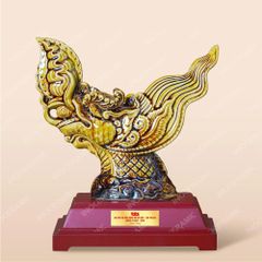 Tượng lưu niệm Đầu Rồng Thời Lý – Quà tặng gốm sứ Bát Tràng ý nghĩa