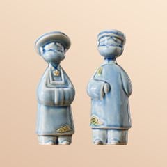 Tượng người mặc Việt Phục - quà tặng văn hóa