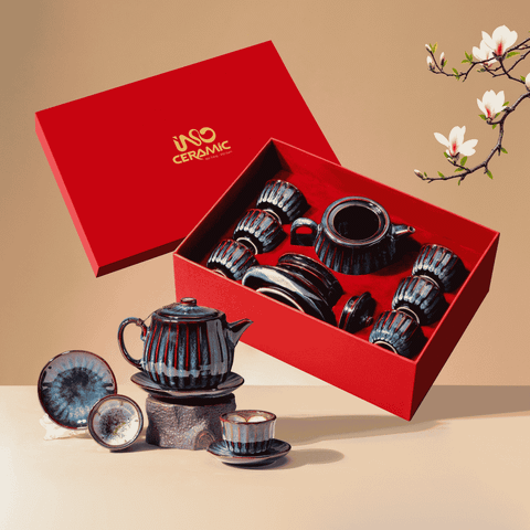 Set quà tết bộ trà cao cấp Huyền Lam TEASET 002 - quà tặng VIP