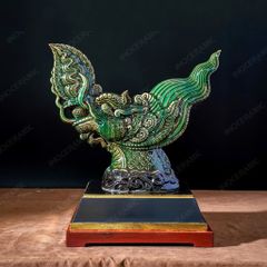 Tượng lưu niệm Đầu Rồng Thời Lý – Quà tặng gốm sứ Bát Tràng ý nghĩa