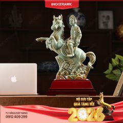 Tượng phong thuỷ Phù Đổng Bích Thiên Vương quà tặng Tết cao cấp