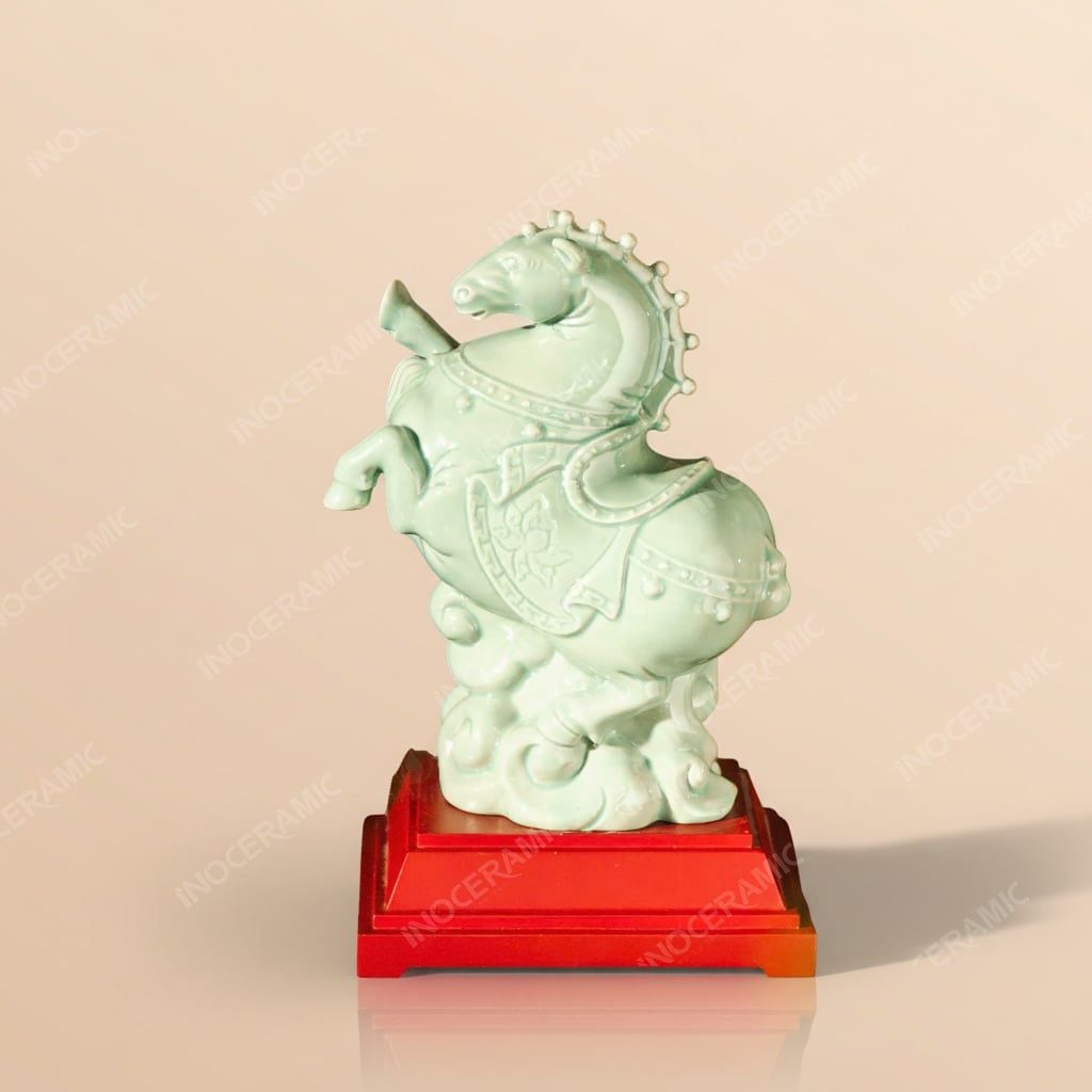 Bộ tượng ngựa Chuppy Bát Tràng – Quà tặng lưu niệm cao cấp, dễ thương