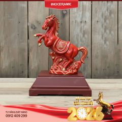 Tượng ngựa sứ Chiến Mã Khải Hoàn – Linh vật phong thuỷ hợp mệnh năm Bính Ngọ