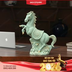 Tượng ngựa sứ Chiến Mã Khải Hoàn – Linh vật phong thuỷ hợp mệnh năm Bính Ngọ