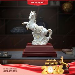 Tượng ngựa sứ Chiến Mã Khải Hoàn – Linh vật phong thuỷ hợp mệnh năm Bính Ngọ