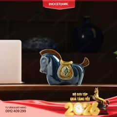 Tượng ngựa sứ Tiểu Mã Tấn Bảo - Quà lưu niệm phong thuỷ Tết Bính Ngọ 2026