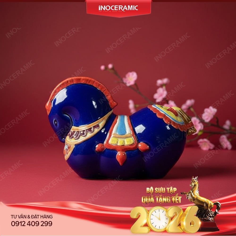 Tượng ngựa phong thuỷ Mã Tụ Phúc – Lộc Viên Mãn cho Tết Bính Ngọ