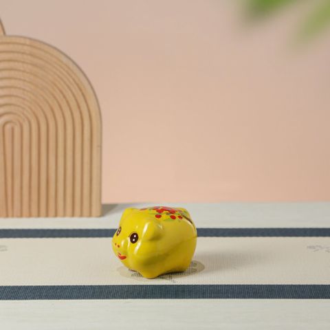 Heo đất mini vàng tí hon đáng yêu in logo