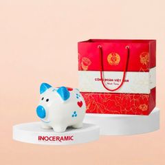 Heo đất mini đa sắc màu in logo