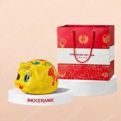 Heo đất may mắn tài lộc in logo