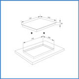  Bếp kính âm 2 từ Malloca MH-02I N 