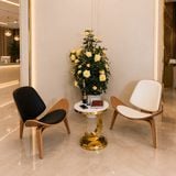  Bàn sofa chân inox mạ vàng 