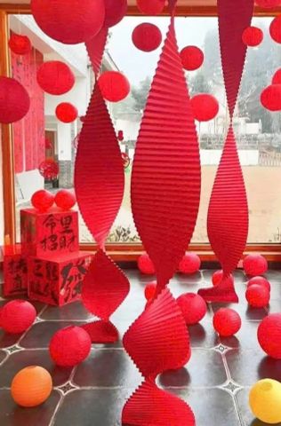  Quạt xoắn trang trí Tết 