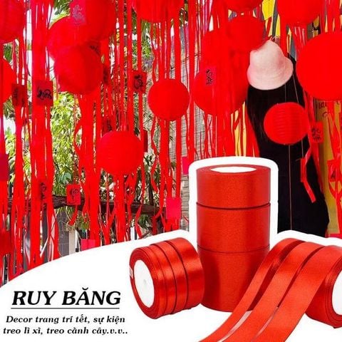  Dây Ruy băng trang trí tết 