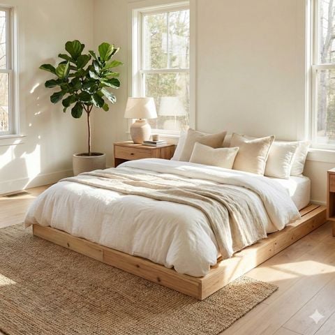  Combo 1,8m giường pallet 10cm, nệm 10cm, 