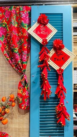  Dây pháo đỏ Tết may mắn 