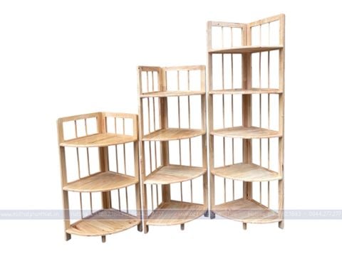  Kệ góc gỗ 