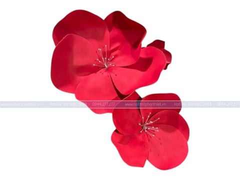  Hoa đào hoa mai xốp khổng lồ 