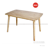 Combo Bàn Mango + 4 ghế Secco 1.2m 