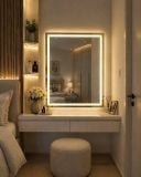  Gương bo góc có led cảm ứng có nguồn 800 x 1000mm 