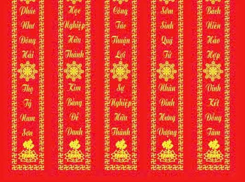  Dây nguyện ước trang trí Tết 