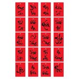  Thẻ treo thư pháp 