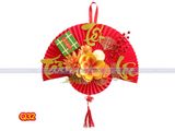  Quạt trang trí Tết treo tường 55cm 