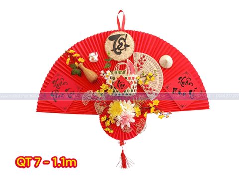  Quạt trang trí Tết treo tường 1.1m 
