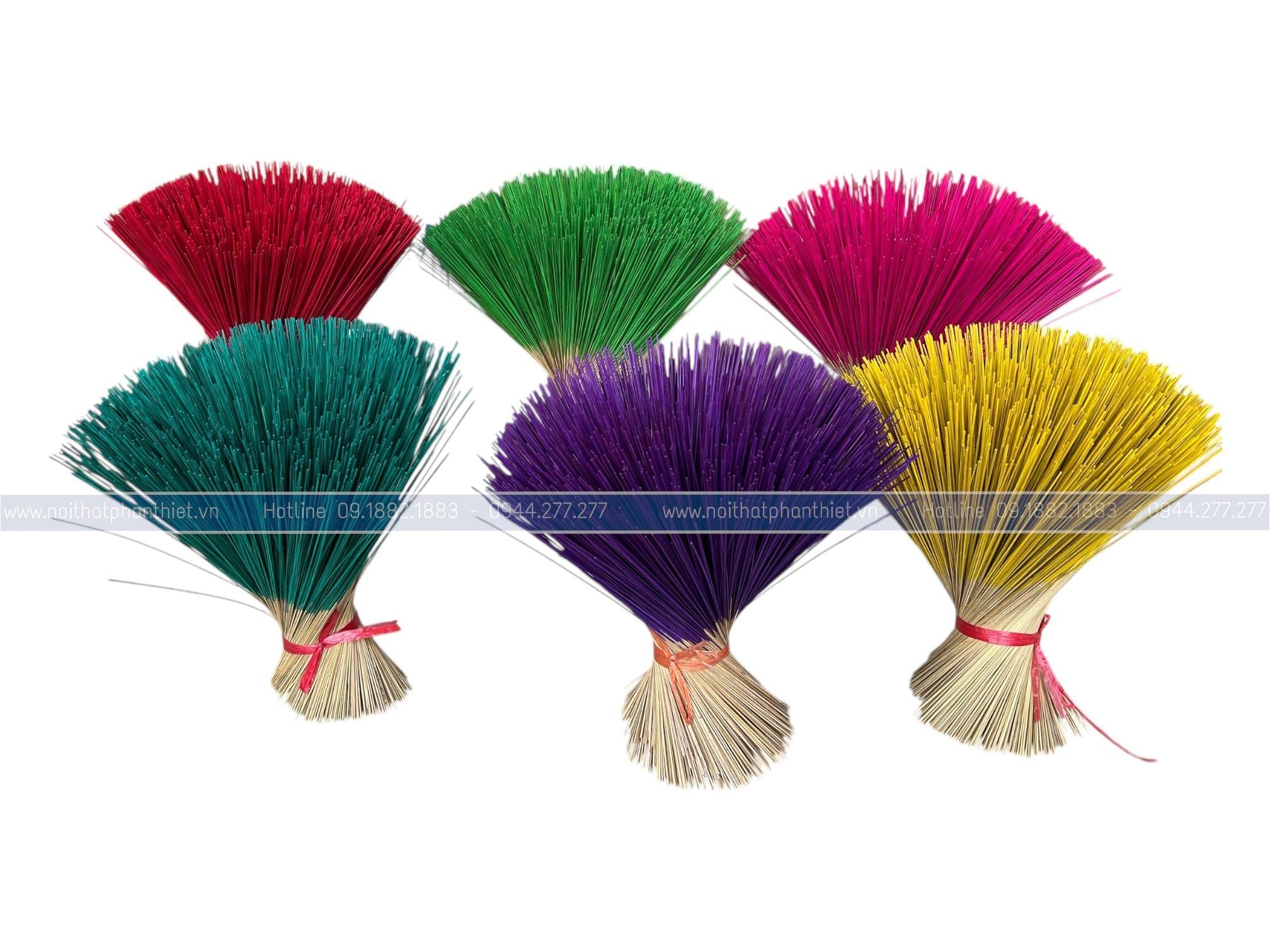 Tăm nhang màu để decor trang trí tiểu cảnh ngày tết, quán cafe, làm gốc chụp hình