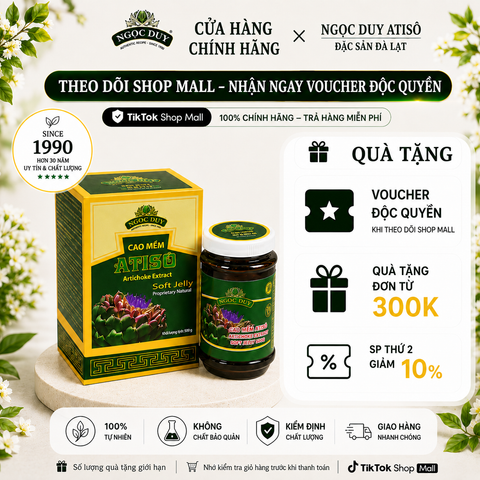 CAO MỀM ATISO NGỌC DUY (HỘP 1KG)