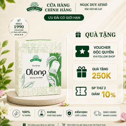 Trà Túi Lọc Oloong Ngọc Duy (20 túi lọc)