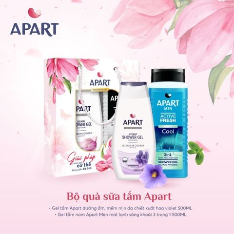 Bộ quà Sữa tắm sảng khoái Apart