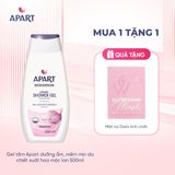Gel tắm Apart dưỡng ẩm, mềm mịn da chiết xuất hoa mộc lan 500ML