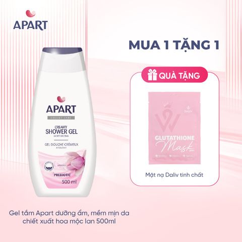 Gel tắm Apart dưỡng ẩm, mềm mịn da chiết xuất hoa mộc lan 500ML