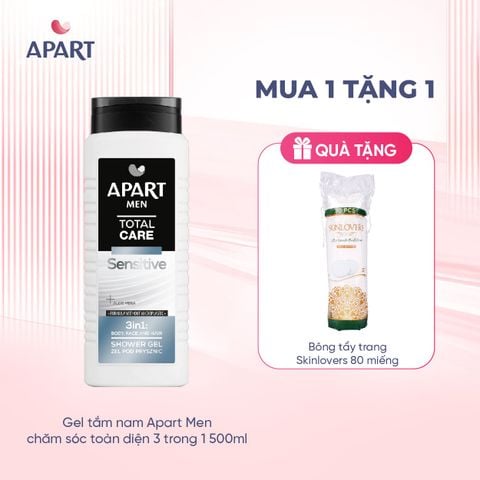 Gel tắm nam Apart Men chăm sóc toàn diện 3 trong 1 500ML